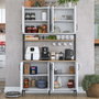 Hanah Home Armario Multiusos Nogal y Blanco